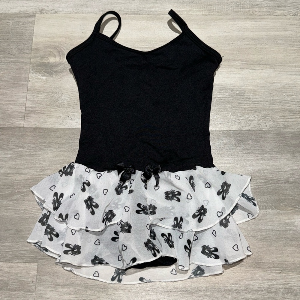 So Danca Ballet Leotard with Attached Tutu- Girls Size 2-4